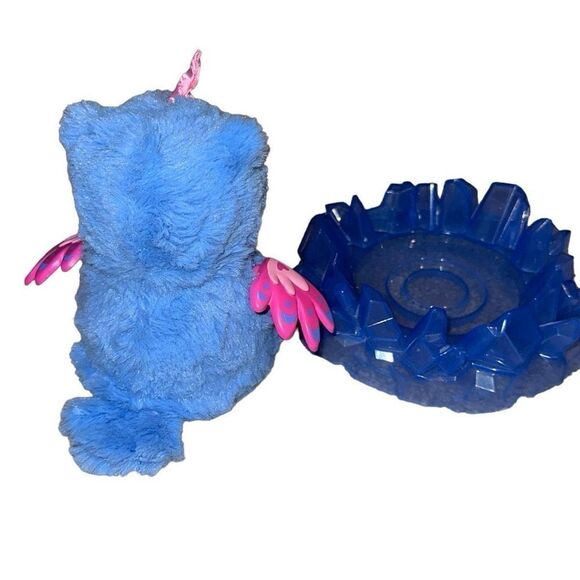 Hatchimals Spin Master Kids Lights & Sound Interactive Blue Hatched Owlicorn Toy - Picture 2 of 10